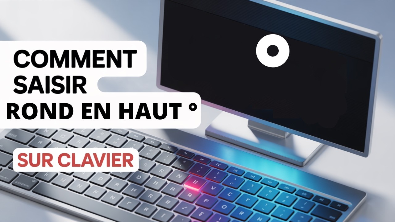 Taper le petit rond en haut ° facilement sur Windows 😎