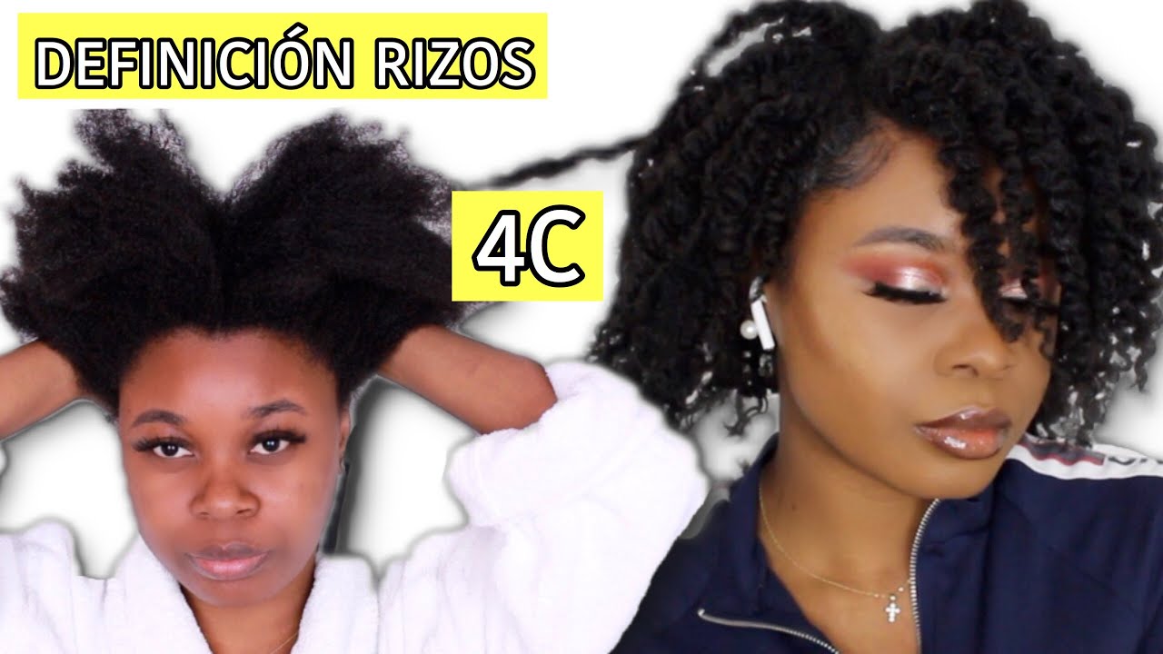 DEFINICIÓN CABELLO AFRO 4C con los PRODUCTOS de CANTU | DEFINICION CABELLO CRESPO  4C 4B 4A| RIHANEL