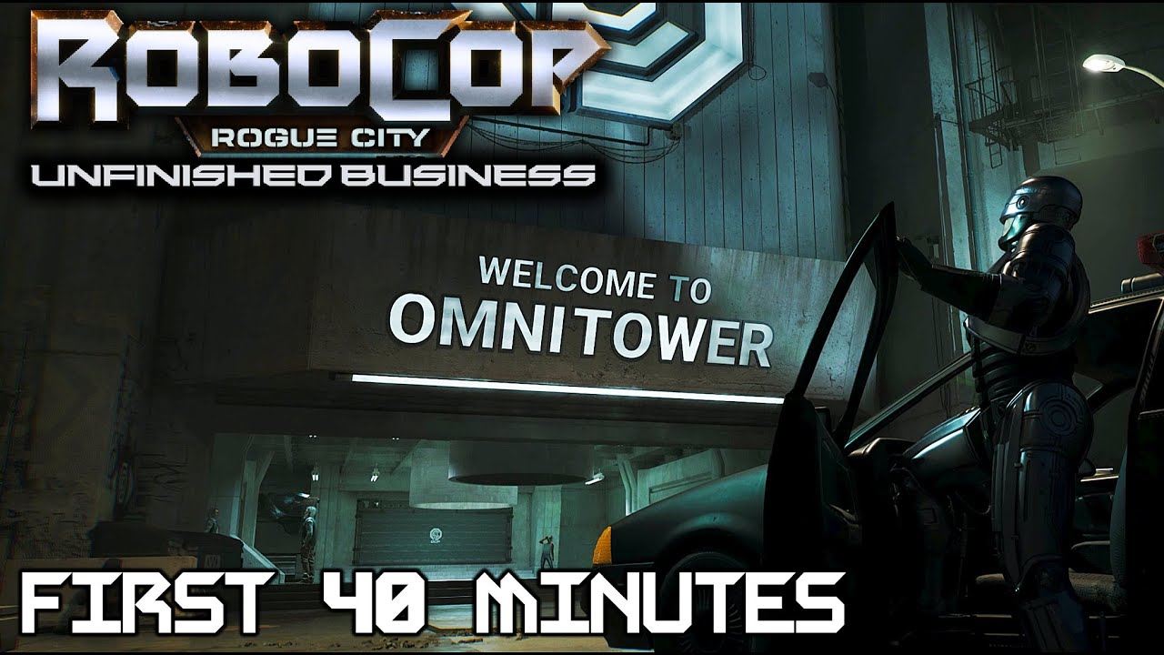 Robocop: Rogue City Unfinished Business - First 40 minutes [Maxed] [PC] [NO COMMENTARY]