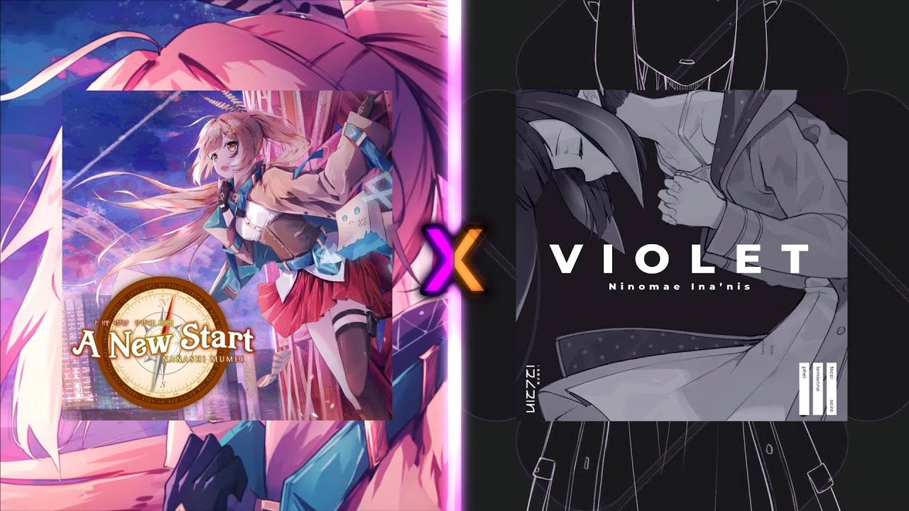 Nanashi Mumei x Ninomae Ina'nis - A New Violet