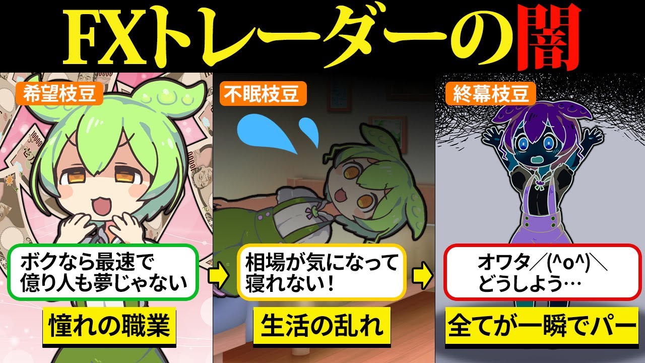 FXで人生狂ったずんだもん。破産と絶望のリアル…【ずんだもん＆ゆっくり解説】