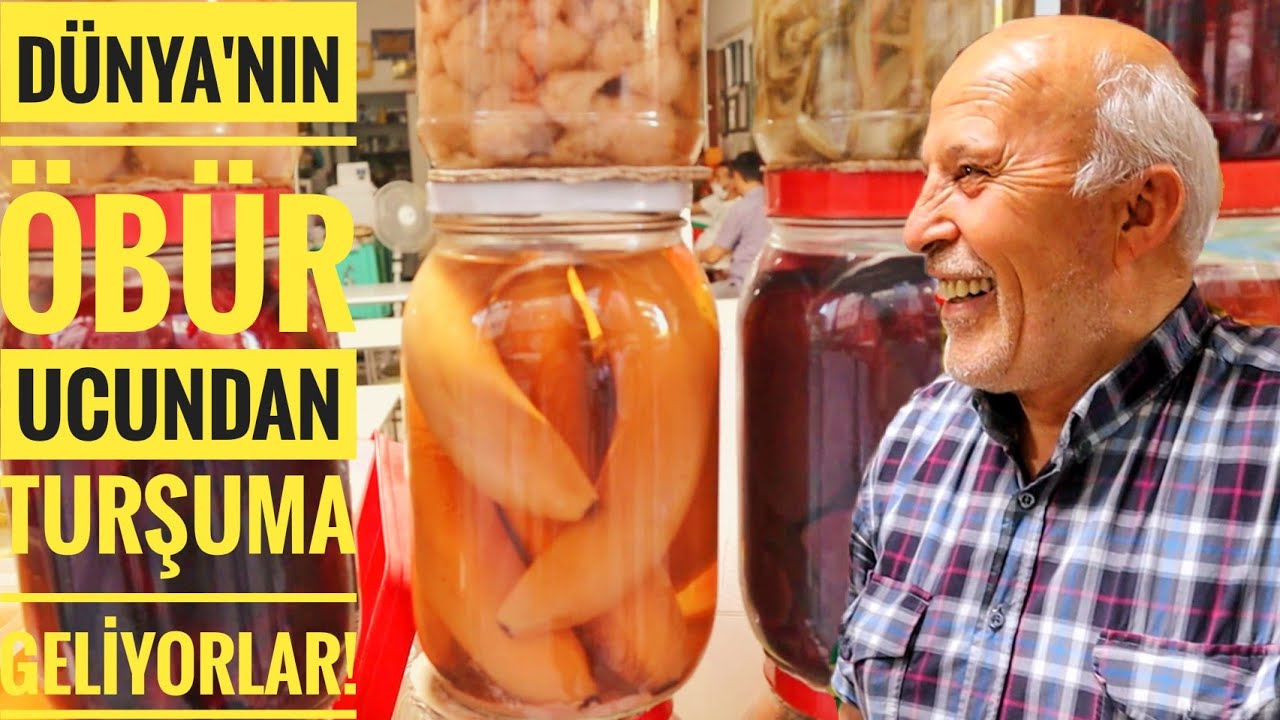 200 ÇEŞİT TURŞU YAPARIM! Çılgın Turşucu Bayram Usta, Kayseri Sokak Lezzetleri, Street Food.