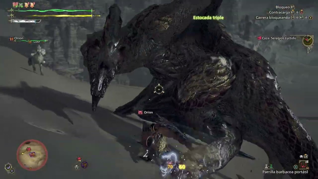Tempered Seregios 9☆ / Lance / Solo - Monster Hunter Wilds