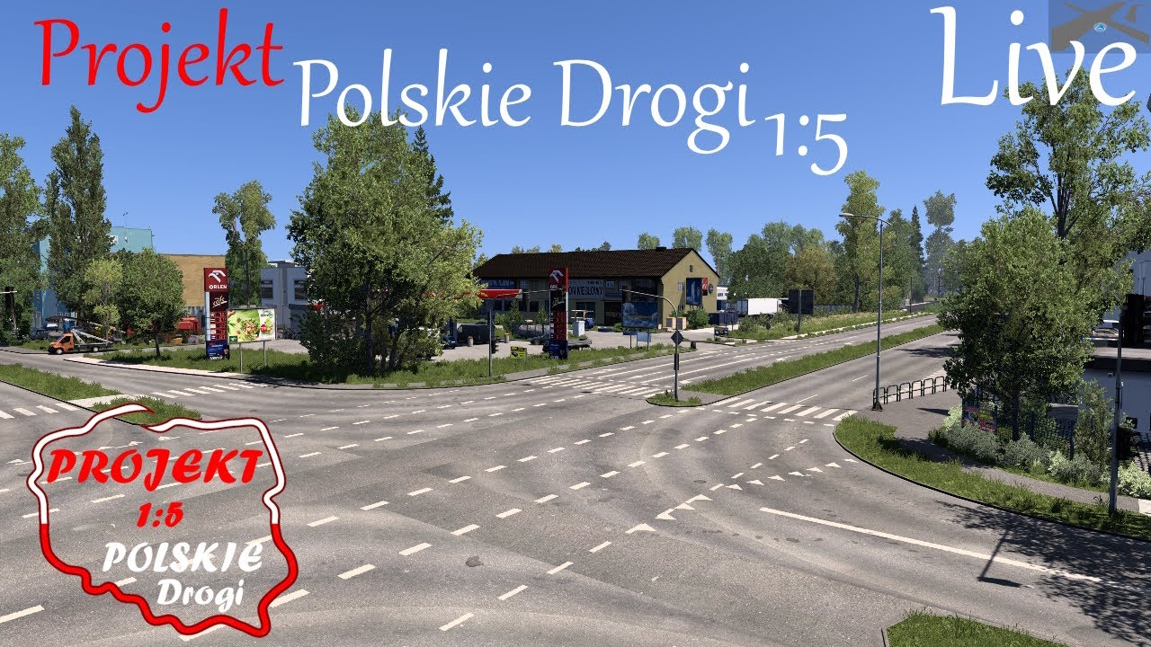 ETS2 | Projekt Polskie drogi 1:5 Live- Radomierz