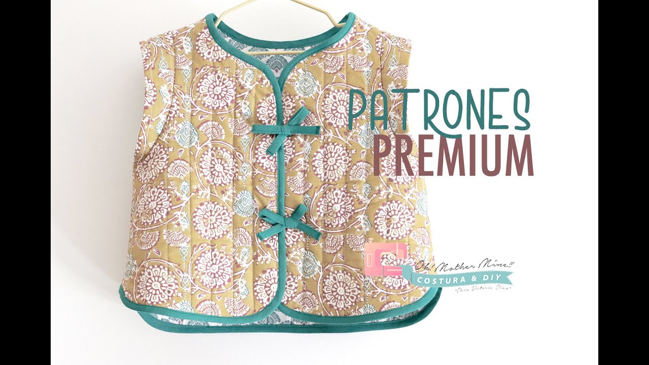 PATRONES PREMIUM: Chaleco acolchado (Tallas 2 a 8 años)