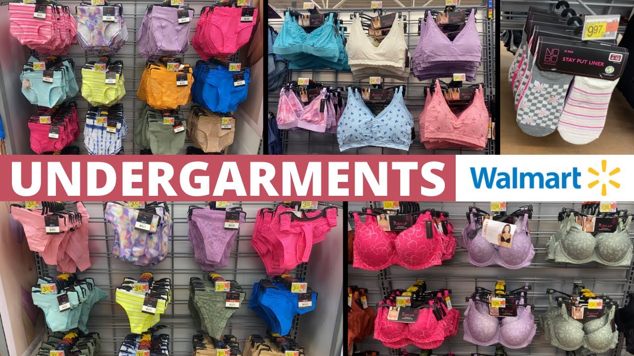 💛NEW WALMART UNDERGARMENTS ARE IN STOCK‼️WALMART SHOP WITH ME | WALMART INTIMATES | WALMART BRAS