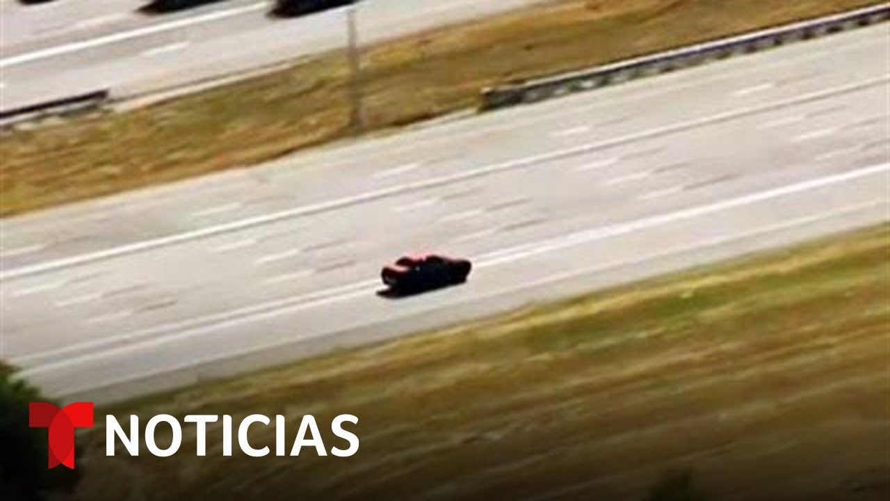 La policía persigue a un conductor en Dallas, Texas