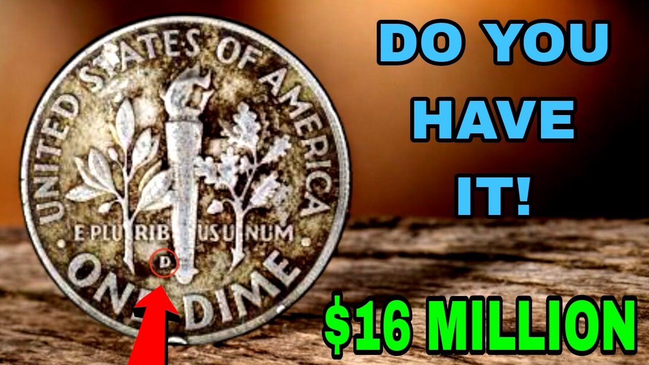 EXPENSIVE 1982 D- DIMES WORTH MONEY - RARE DIME COINS TO LOOK FOR IN POCKET CHANGE!!