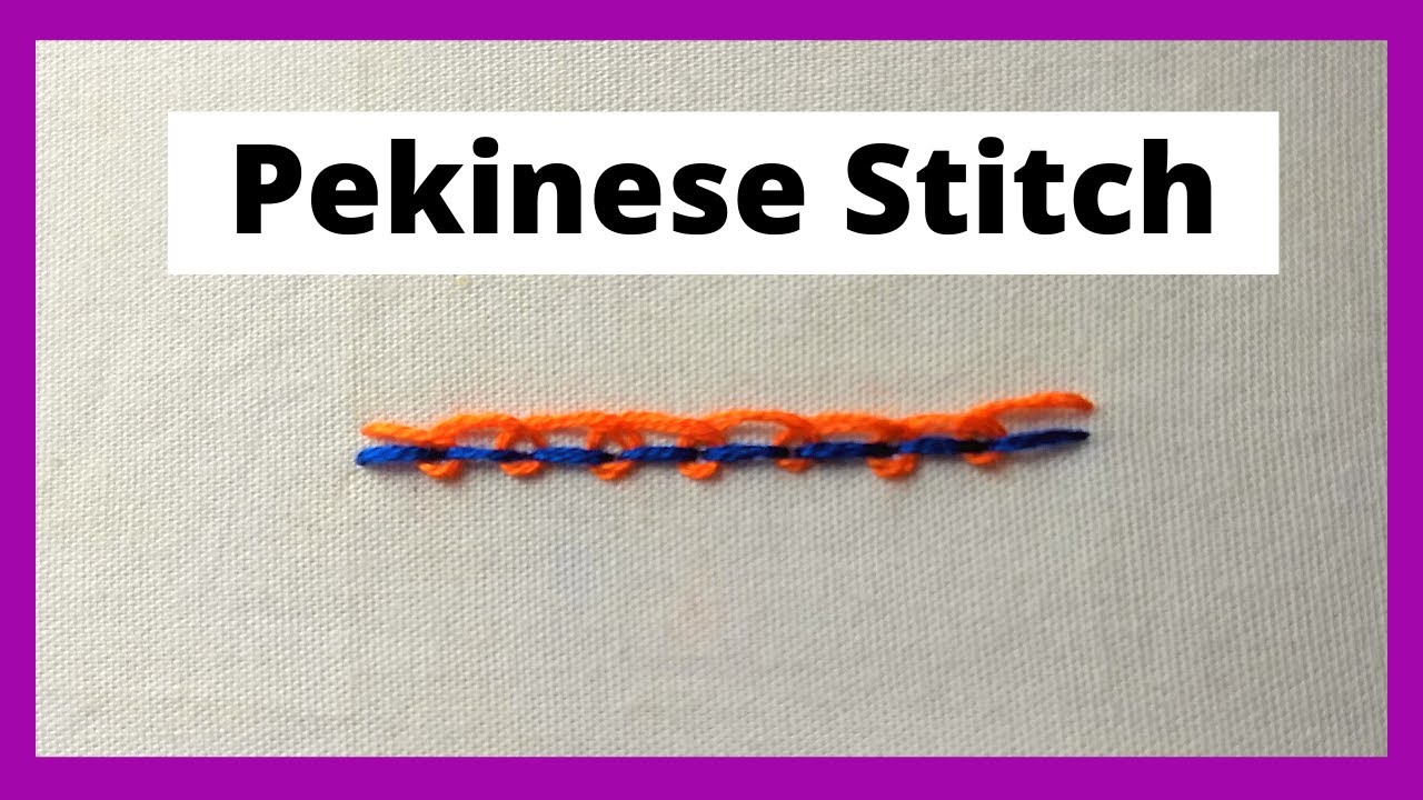 Pekinese Stitch easyയായി ചെയ്യാം