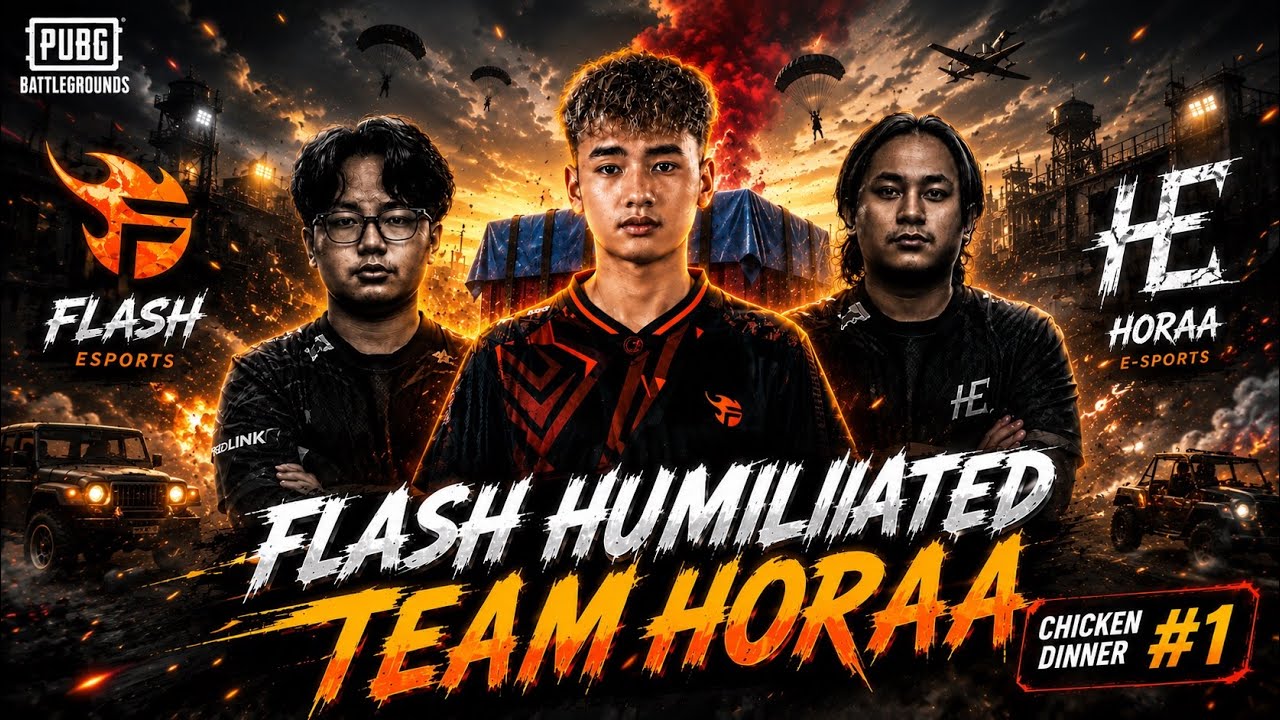 TEAM FLASH HUNTED HORAA EVERY DROP 😱🔥 MOST INTENSE DROP CLASH EVER!
