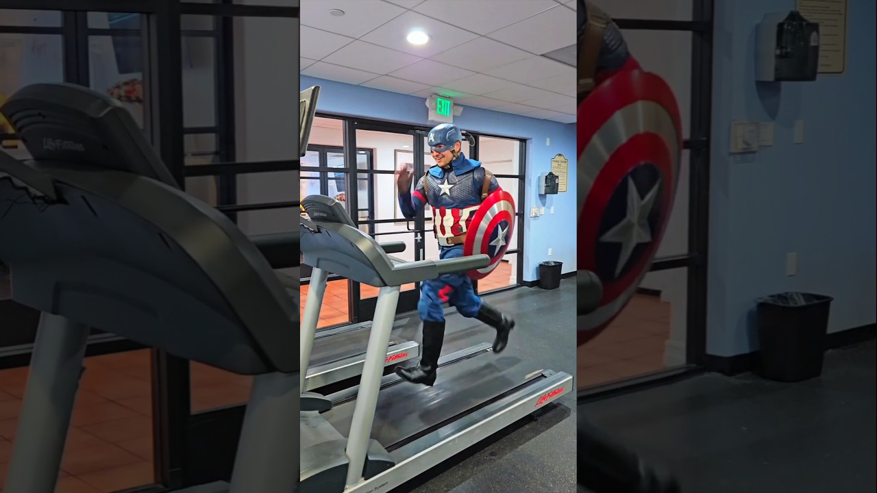 If MARVEL Characters Used THE TREADMILL!! #shorts 🦸🏻&zwj;♂️😅