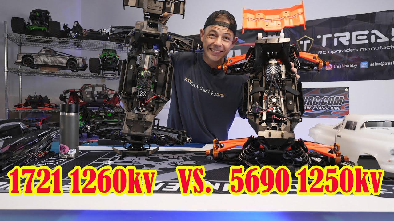 TRAXXAS XRT 8s HOBBYWING 5690 1250kv VS. Castle Creations 1721 1260kv