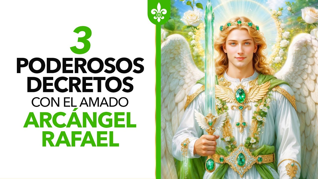 3 Poderosos Decretos con el amado Arcángel Rafael