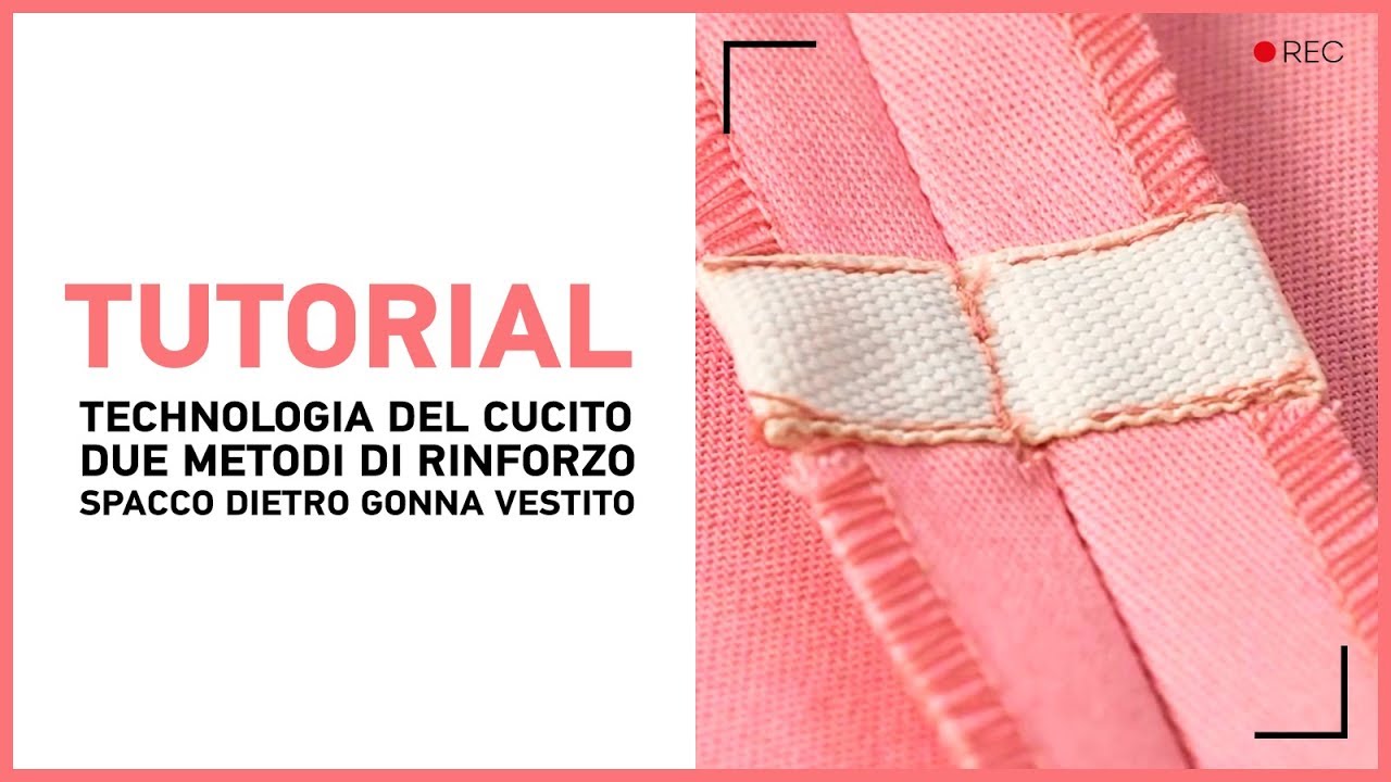 Lezioni tecnologia. Tutorial tecnologia del cucito. Due metodi di rinforzo spacco gonna o vestito.