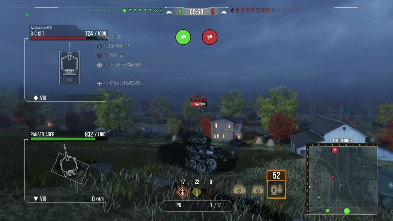 WOT. TD PANSERJAGER. MAPA -  PONURE CMENTARZYSKO (MEDAL POOLA)