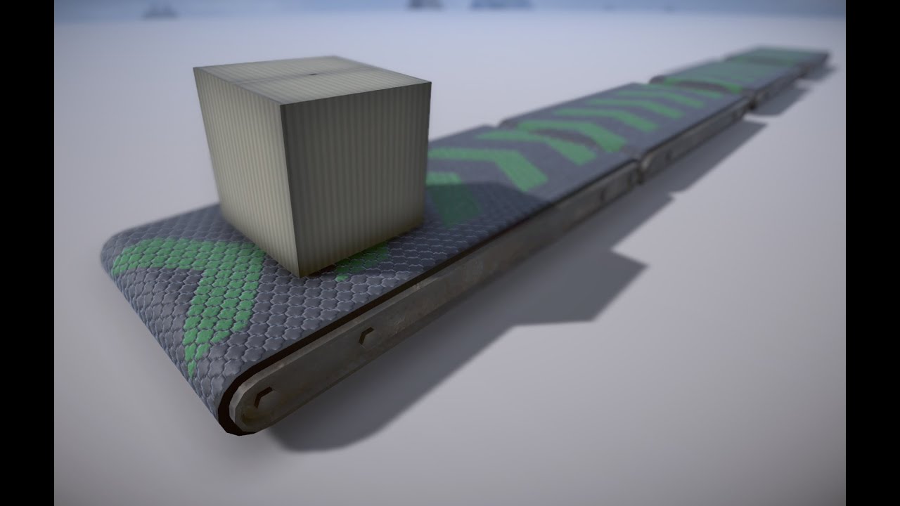 Physically accurate conveyors in Unity