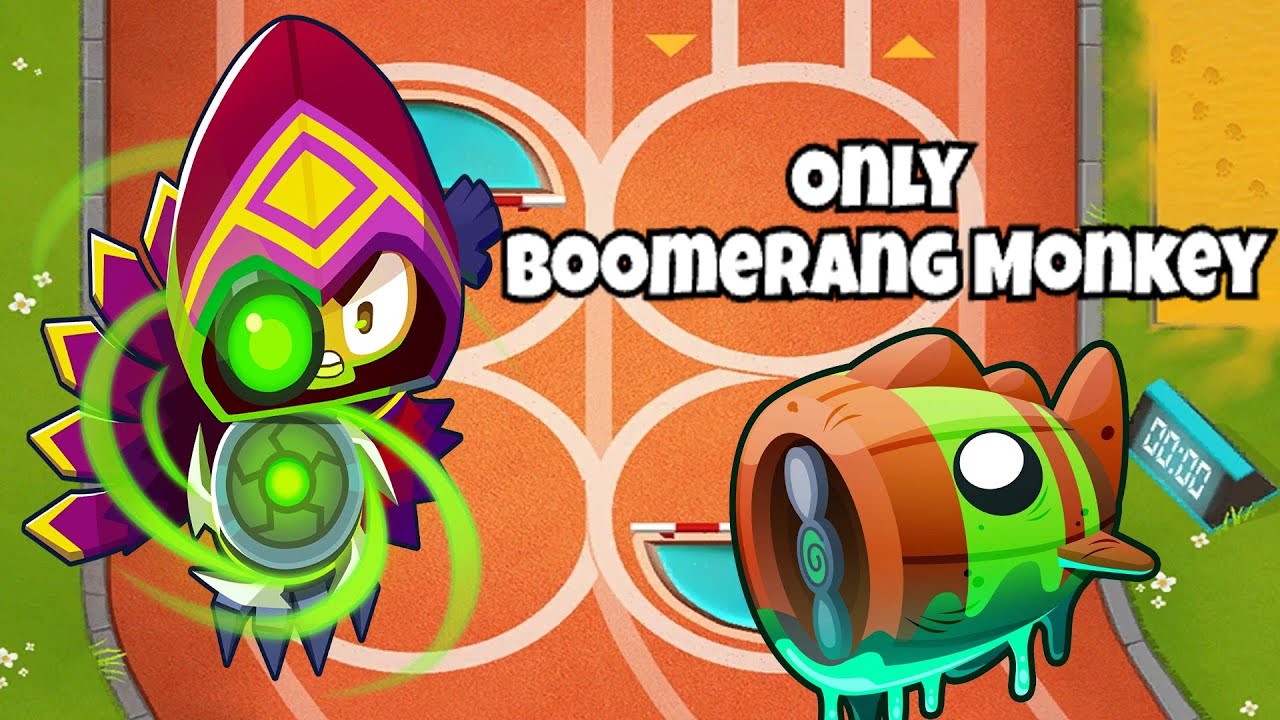 I tried beating BLOONARIUS with only BOOMERANG MONKEYS!!! (BTD6)