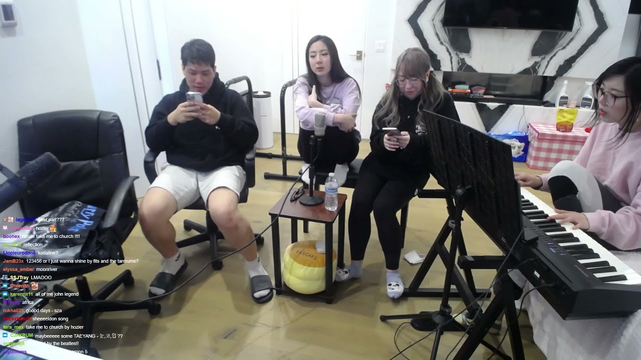 Lilypichu music stream with Wendy, Leslie, Harrison (hJune) & Micheal Reeves [27 July 2021]
