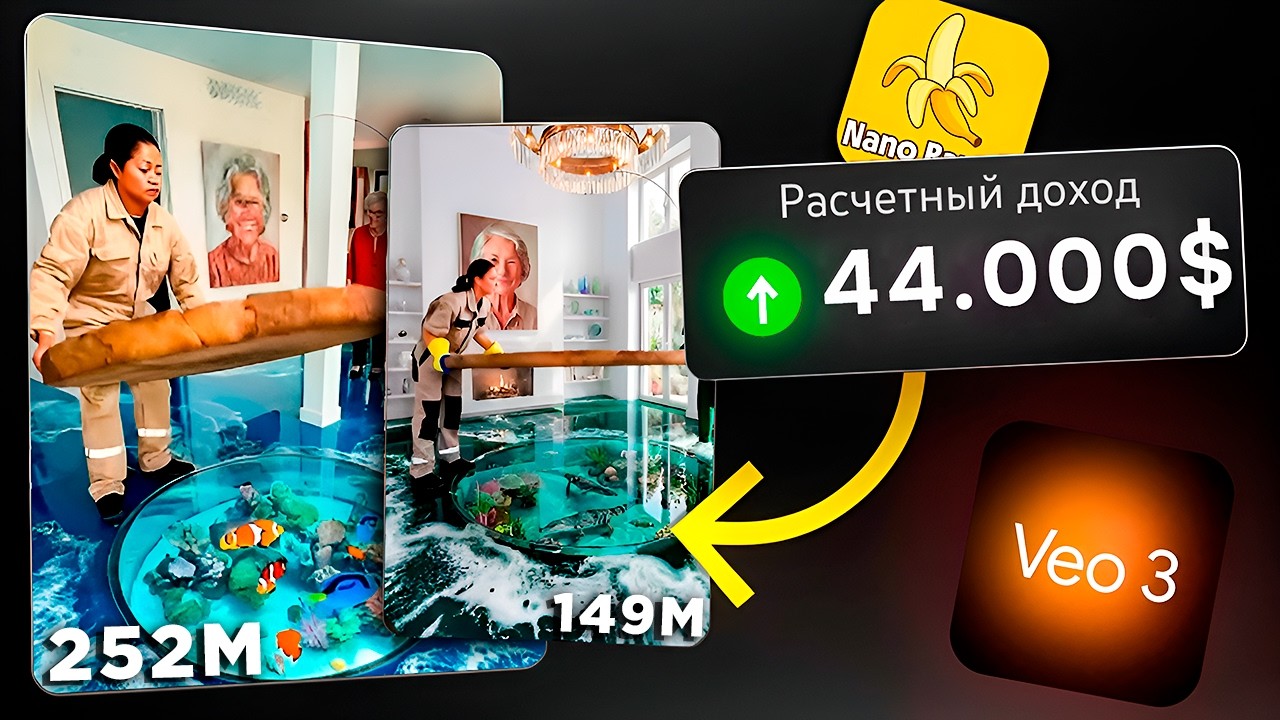 44.000$ за ИИ Видео - Новая Ниша на Американском Ютубе