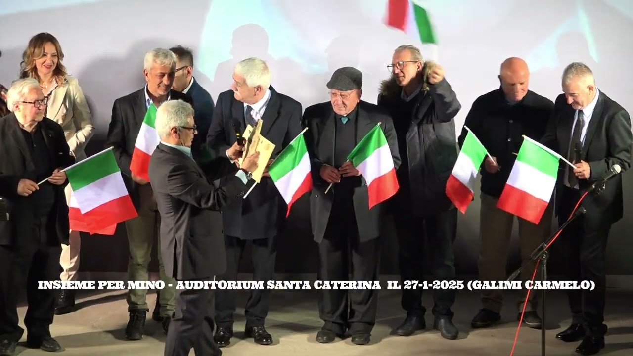 INSIEME PER MINO - GRAN FINALE - ITALIA - TUTTI I CANTANTI SUL PALCO - SANTA CATERINA 27-1-2025