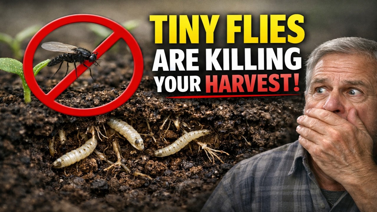 Эти крошечные мушки НЕ безобидны. Они губят ваш будущий урожай.