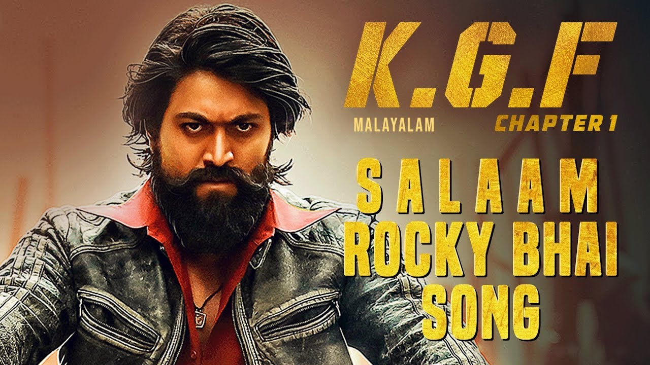 Salaam Rocky Bhai Song with Lyrics | KGF Malayalam Movie | Yash | Prashanth Neel | Hombale Films