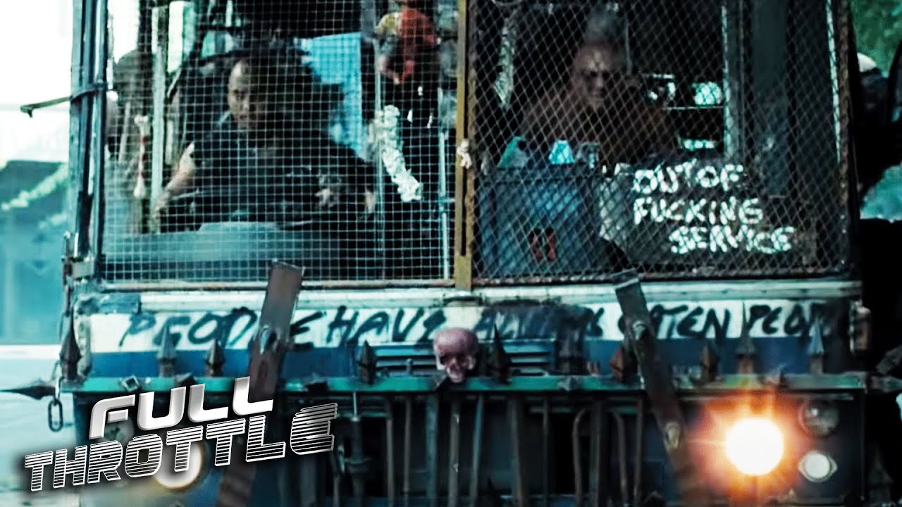 Chased Down By A Doomsday Bus! | Doomsday (2008) | Full Throttle