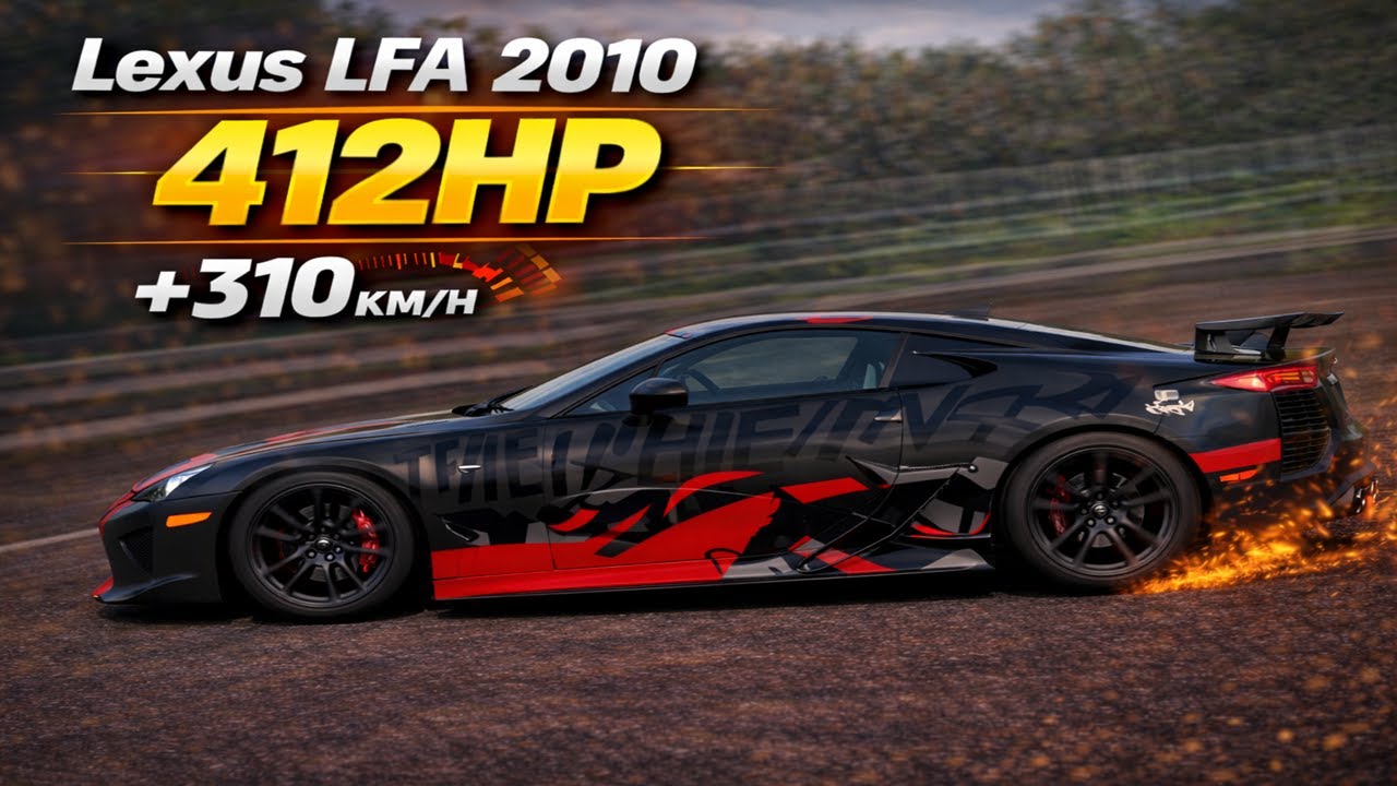 (4K) 412HP Lexus LFA 2010 (+310 km/h) - Forza Horizon 5