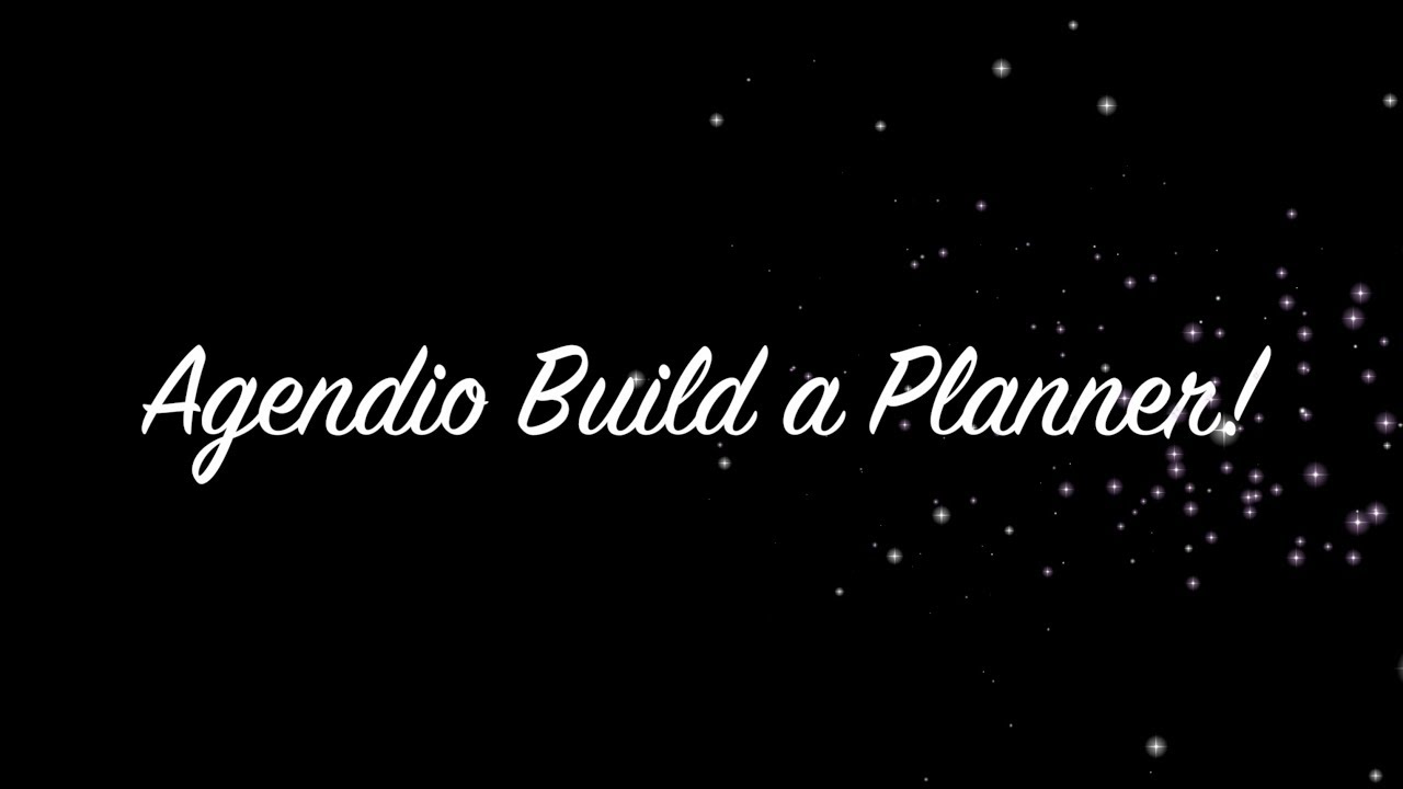 Agendio Build a Planner and Surprise!