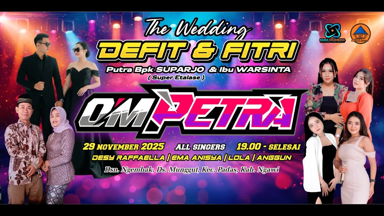 Live -- OM.PETRA // Ngunduh temanten Defit Yualindra & Fitri Eko Nurfadilah