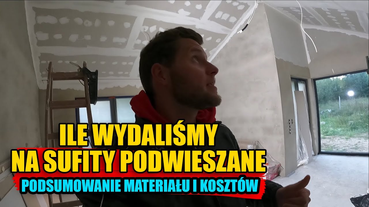 Ile kosztują sufity podwieszane? Ile materiału na 150m2 sufitów gk? Podsumowanie kosztów budowy domu