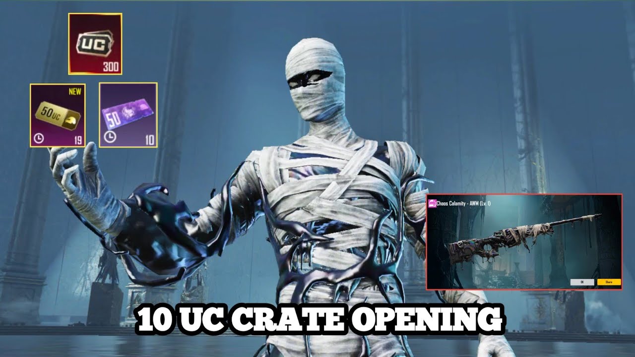 NEW TRICK 🤯 NEW ULTIMATE MUMMY SET CRATE OPENING | 10 UC CRATE OPENING IN BGMI/PUBG MOBILE