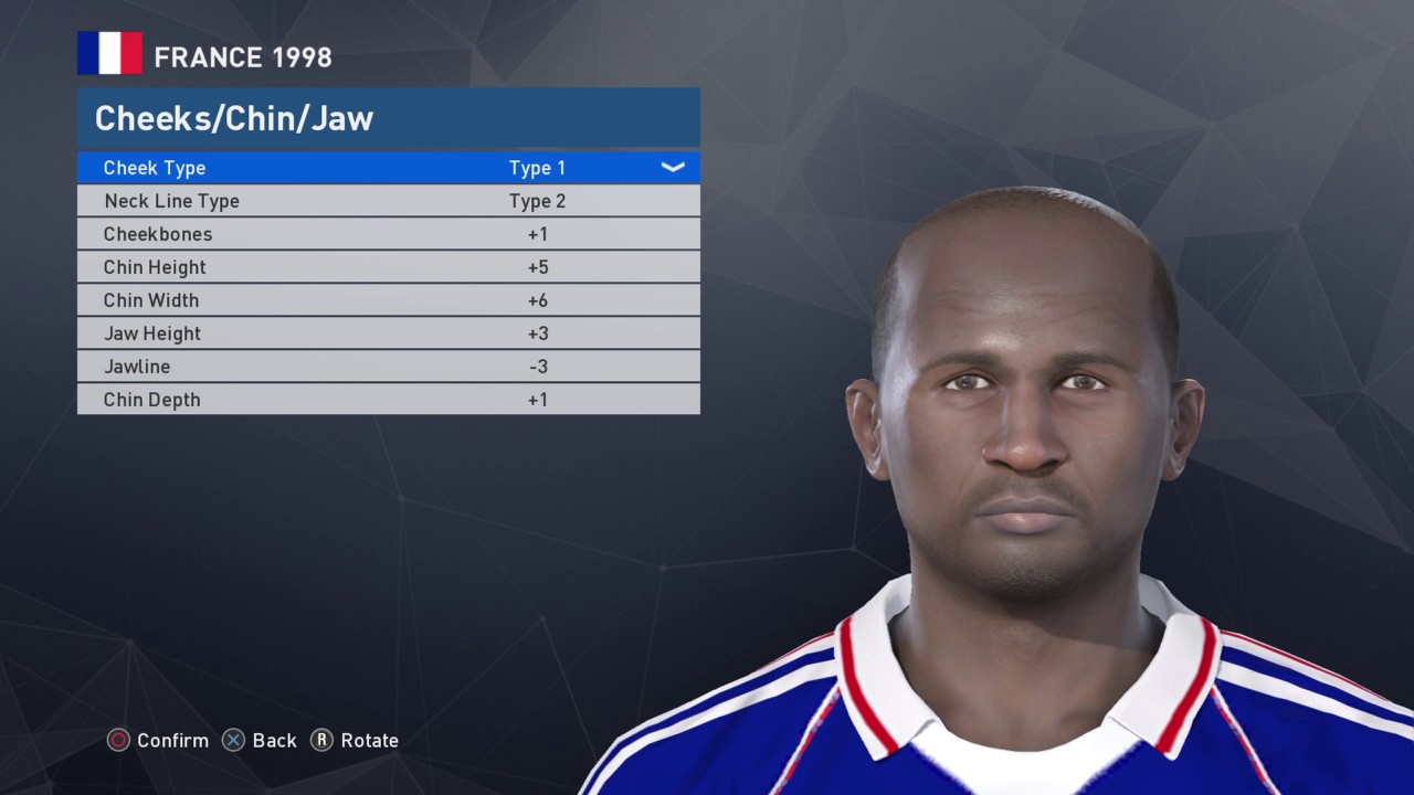 Patrick Vieira face PES 2017
