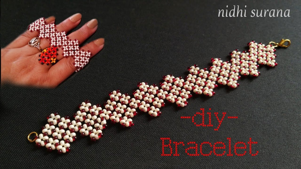 ⚜️ Elegant Seed Bead Bracelet/ Choker || Pulsera /Collar Tutorial DIY (0353)