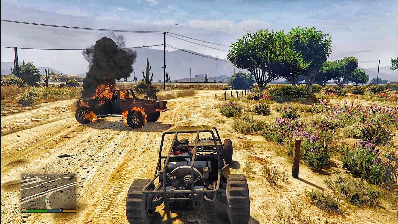 Grand Theft Auto V PS5 Free-roam Gameplay #1645