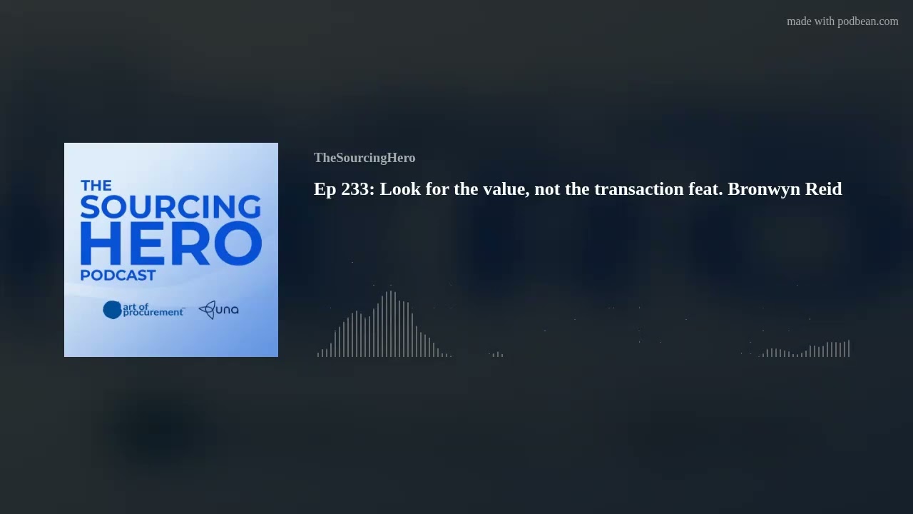 Ep 233: Look for the value, not the transaction feat. Bronwyn Reid