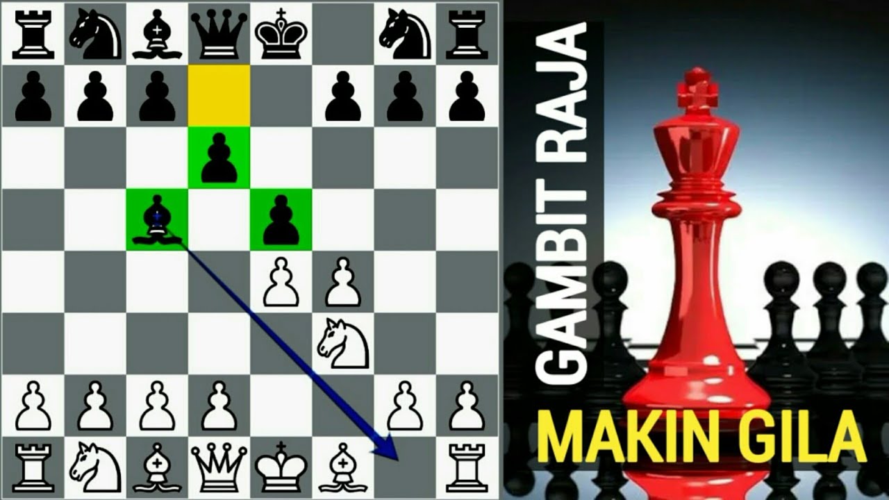 Pembukaan Gambit Raja MAKIN GILA !