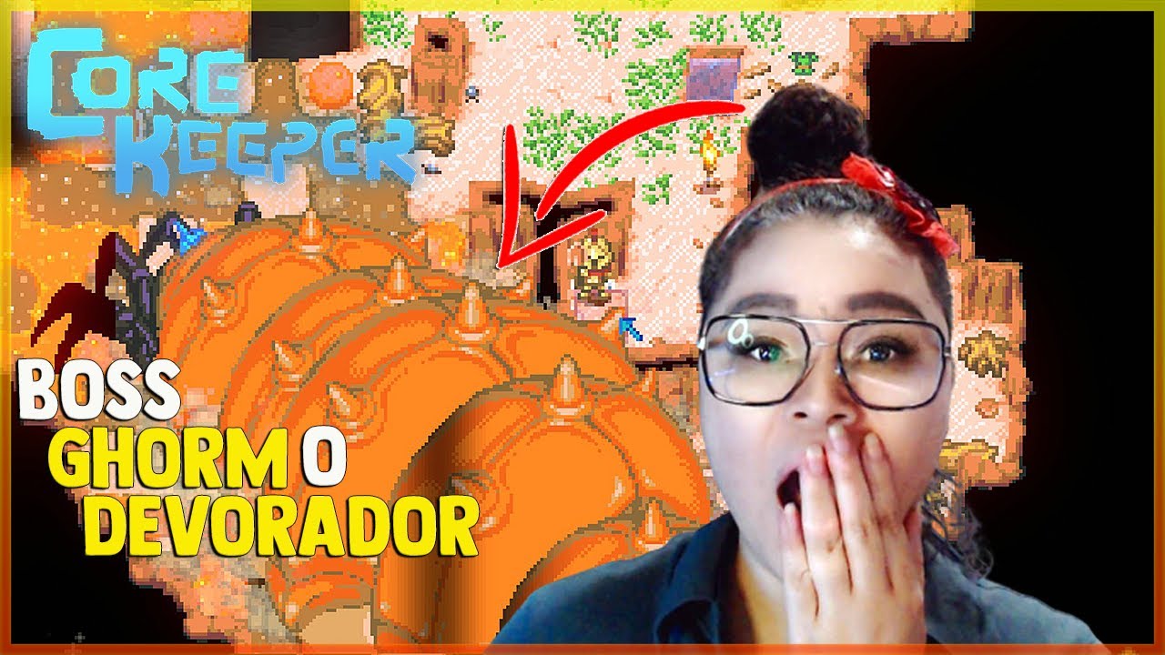 Como Derrotar O Boss Ghorm The Devourer F&aacute;cil l Core Keeper - Gameplay PT-BR #06