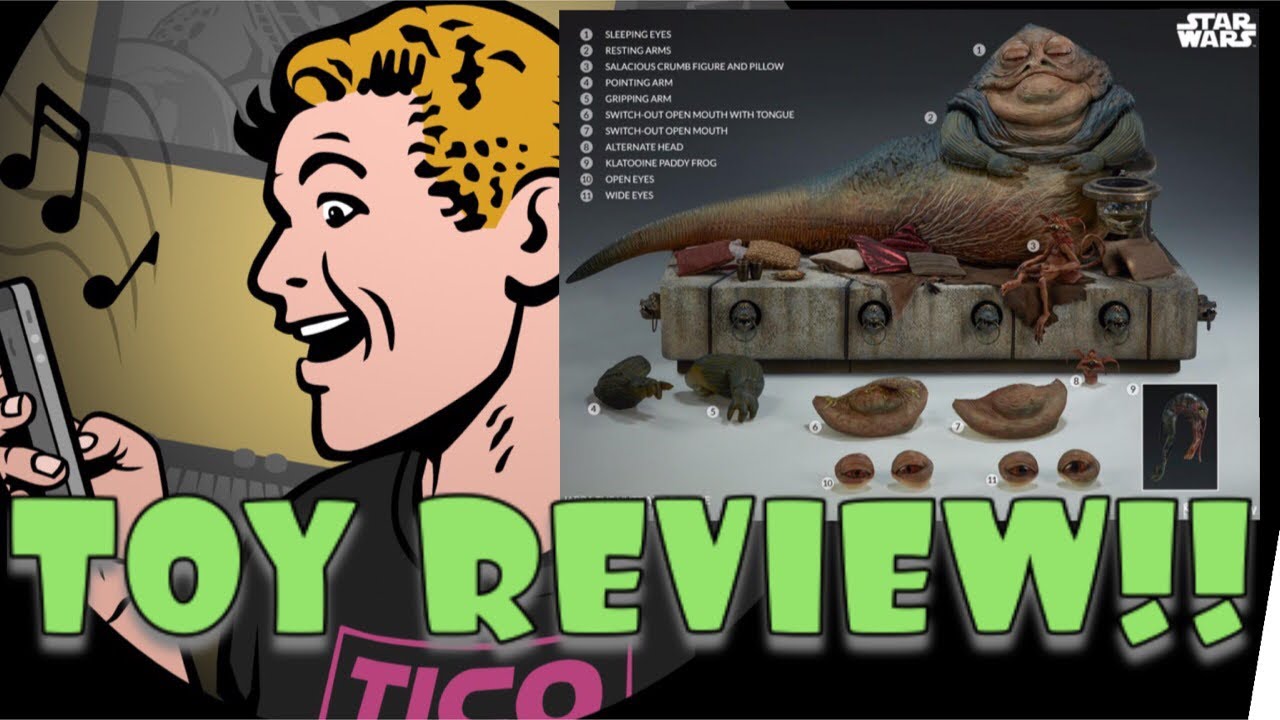 Jabba the Hutt 1/6th scale SIDESHOW TOYS OPENING and REVIEW!! (I waited FOREVER for this!!!]