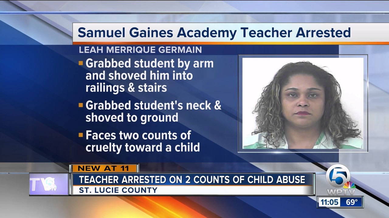 Leah Merrique Germain: Samuel Gaines Academy teacher arrested for child abuse