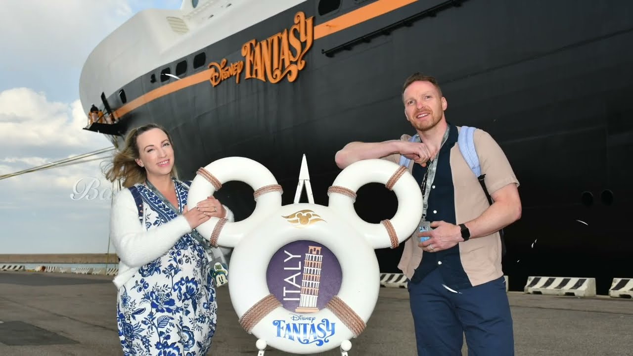 Disney Fantasy European Cruise, Pisa (Livorno) & Pirate Night - day 4