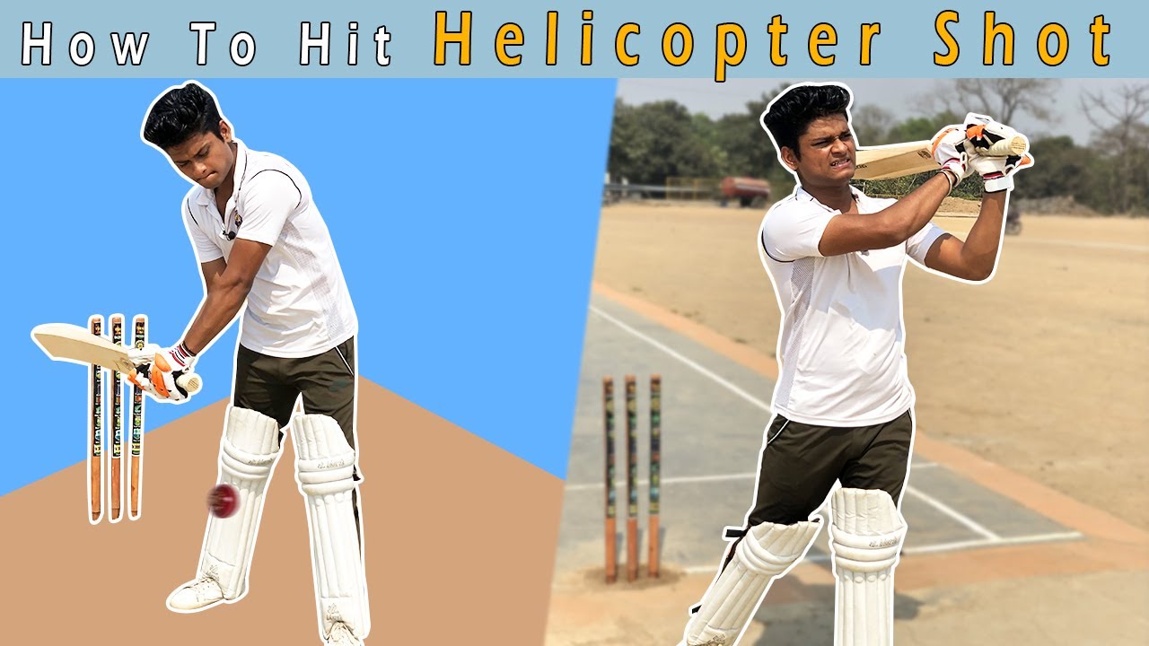 How to Play Helicopter Shot in Cricket | Helicopter Shot Kaise Khele | CricketBio