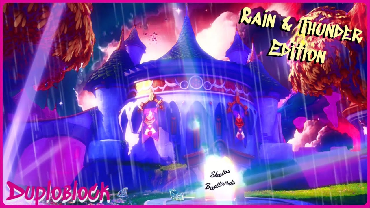 Autumn Plains From Spyro 2, Slowed & Pitched Down 10x (EXTENDED)-Rain & Thunder Edition 🌧️🌤️