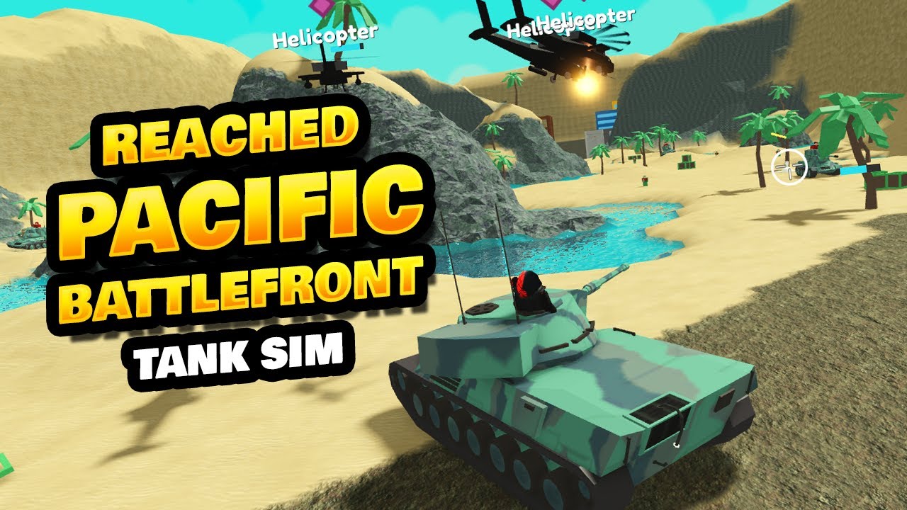 Достиг новой карты Тихоокеанского фронта в Tank Simulator!