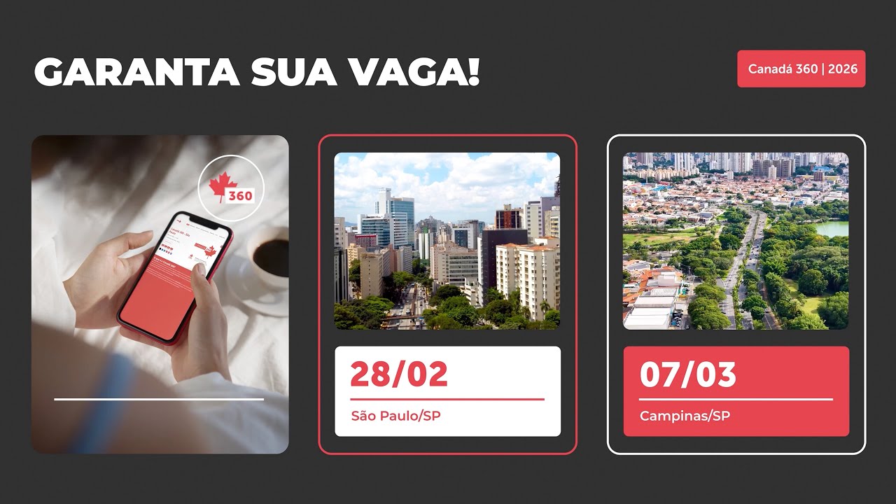 O CANADÁ 360 ESTÁ DE VOLTA!