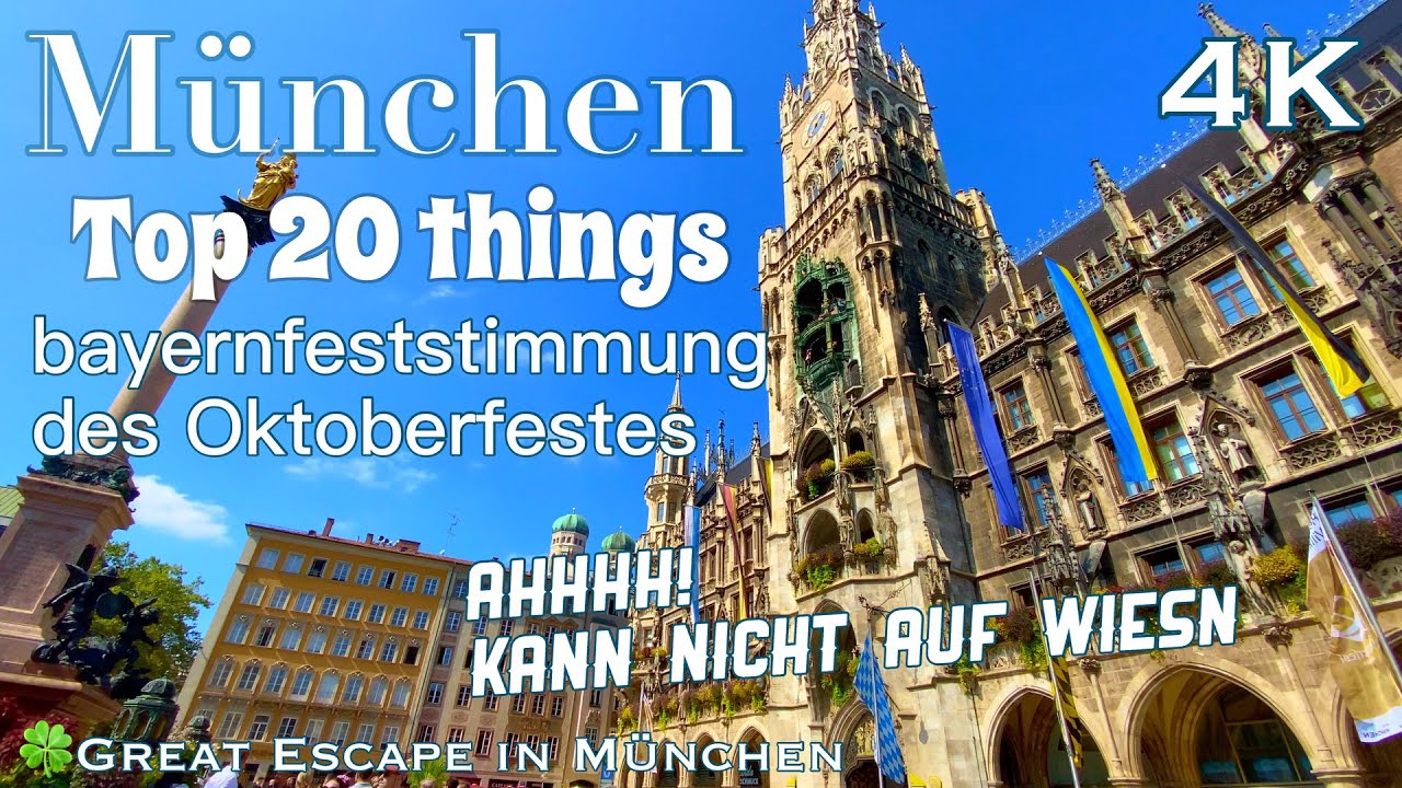 【w&auml;hrend des Oktoberfestes 2023】top 20 Dinge zu besuchen im M&uuml;nchen【4K】