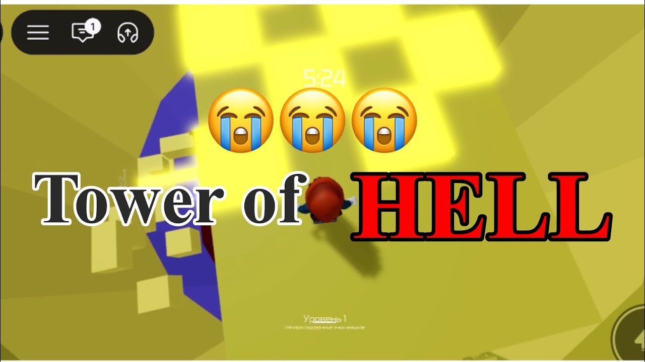 Roblox tower of hell !!!! 😭😭😭