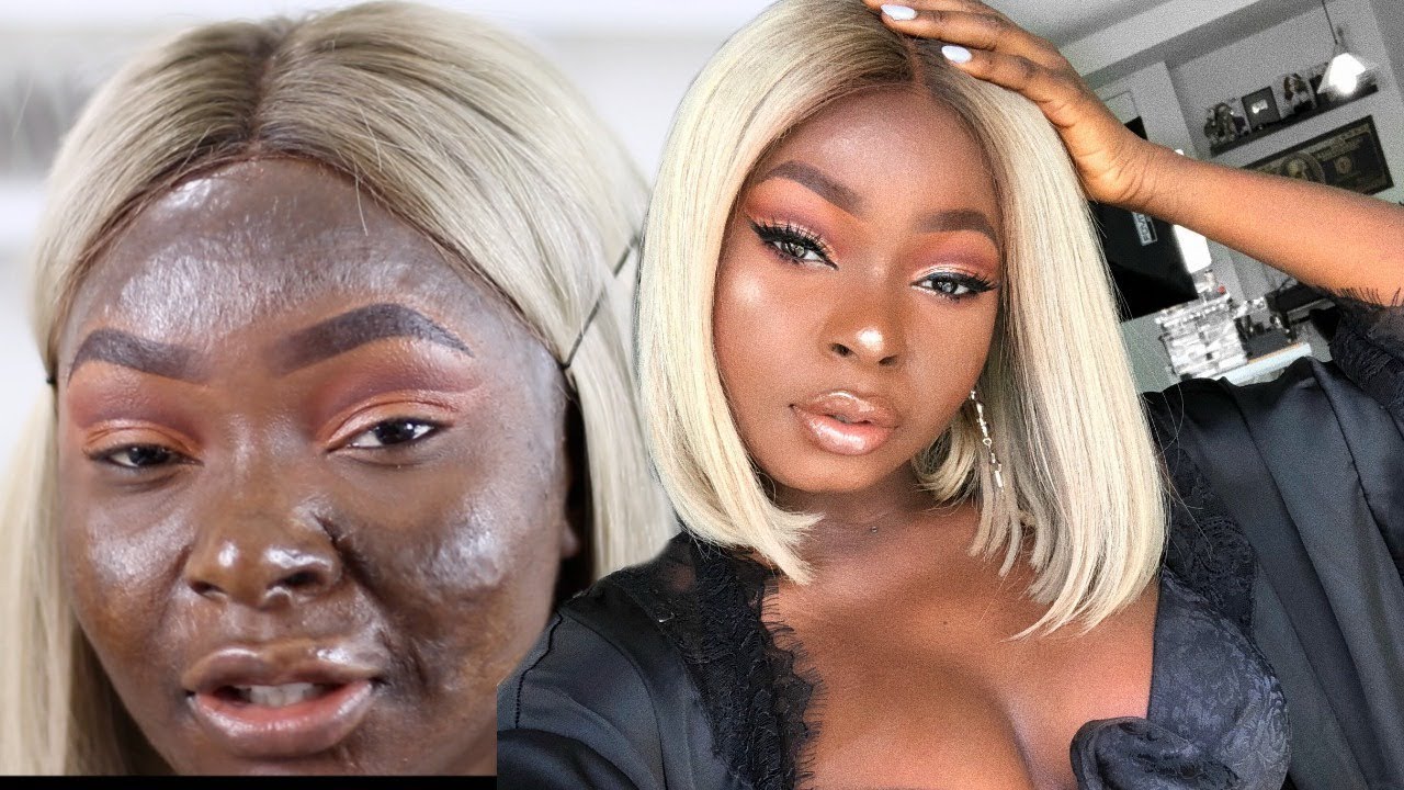 GLOWY MAKEUP LOOK JUST TO SIT AT HOME | Shalom Blac