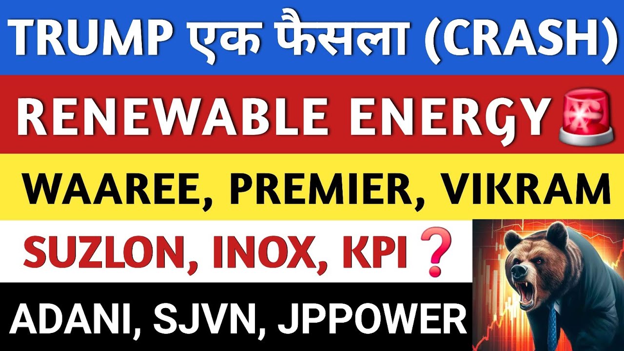 WAAREE ENERGIES 🚨 WAAREE ENERGIES SHARE 🚨 | PREMIER ENERGIES NEWS | SUZLON | INOX WIND | ADANI POWER
