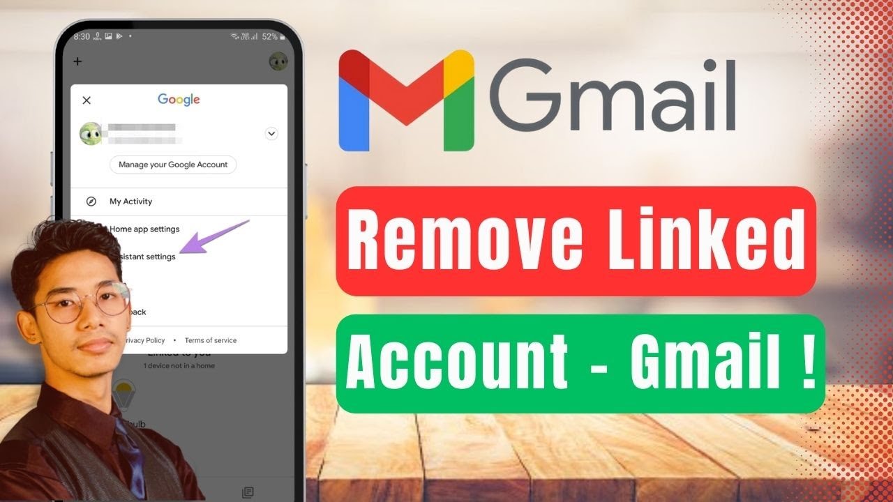 How to Remove Linked Account from Gmail !